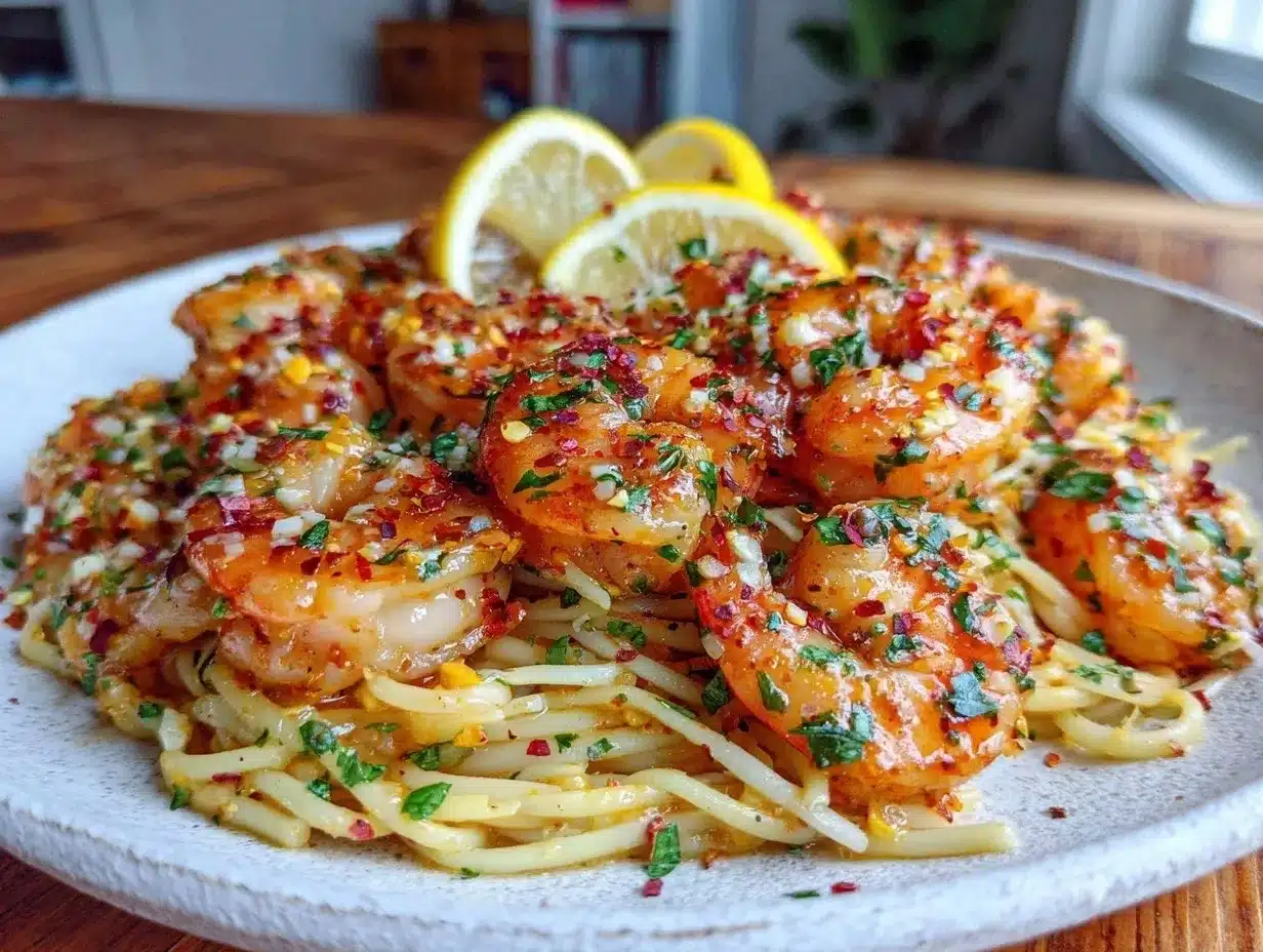 easy garlic butter shrimp scampi preparation steps