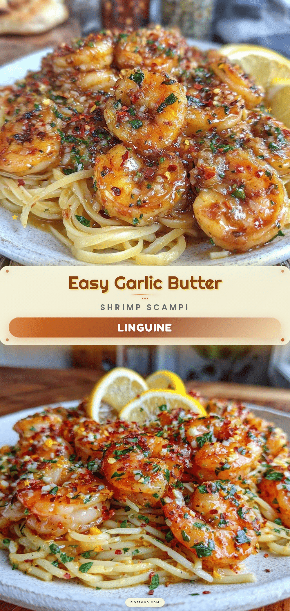 easy garlic butter shrimp scampi recipe