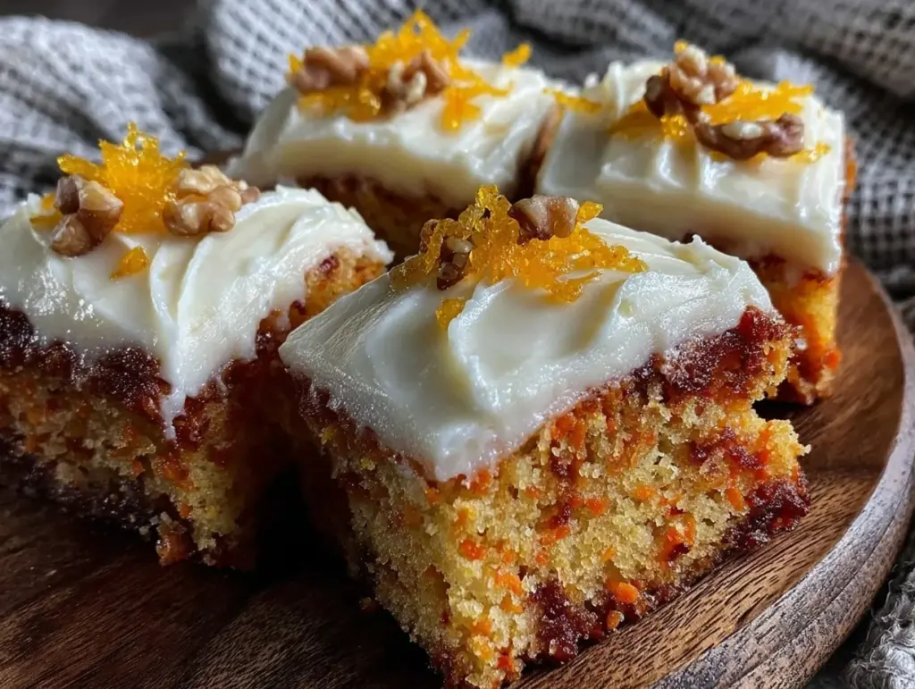 easy moist carrot cake sheet cake - featured image