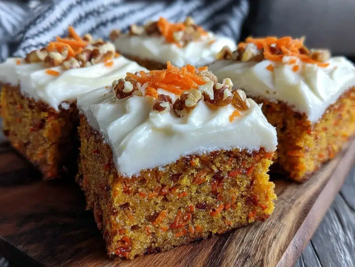 easy moist carrot cake sheet cake preparation steps