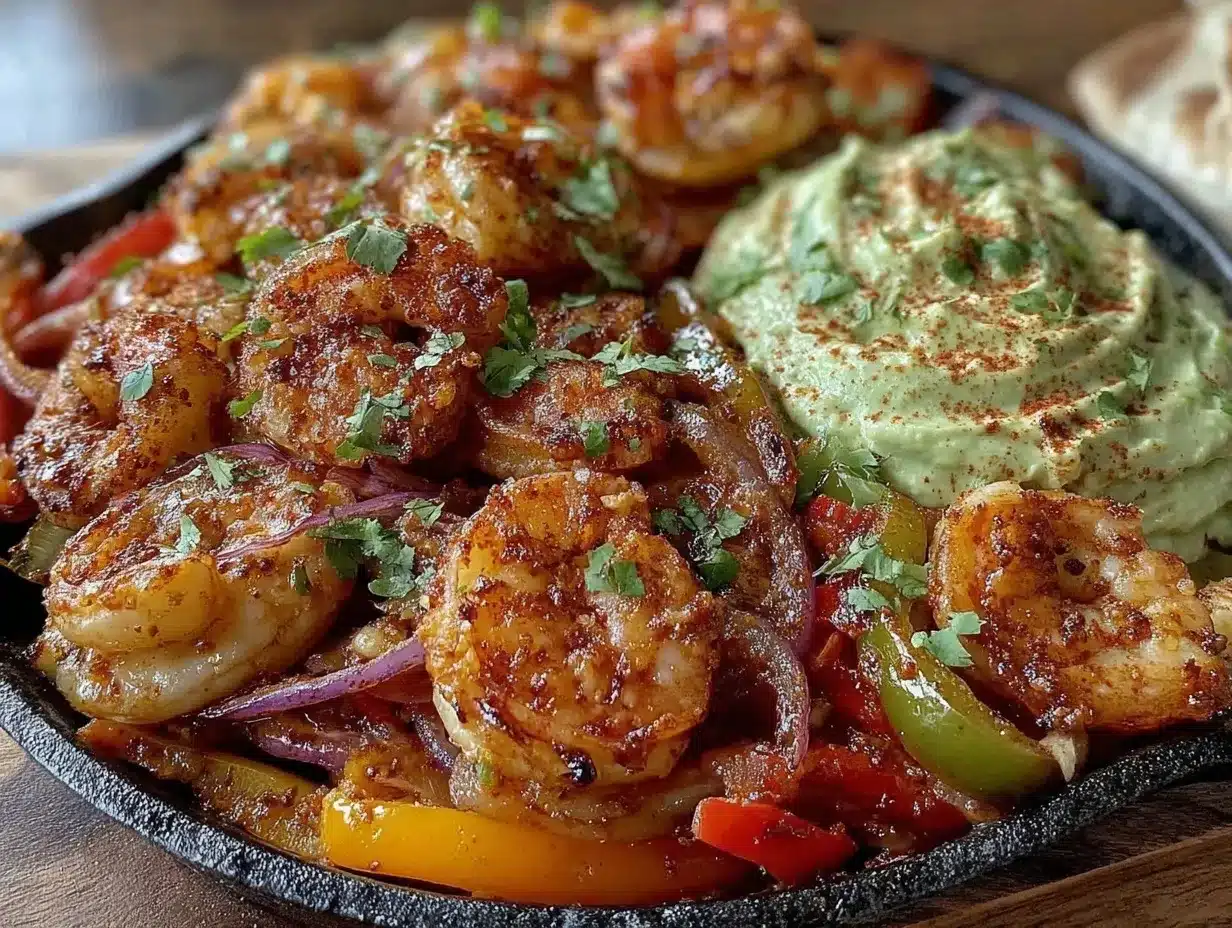 easy one-pan shrimp fajitas preparation steps