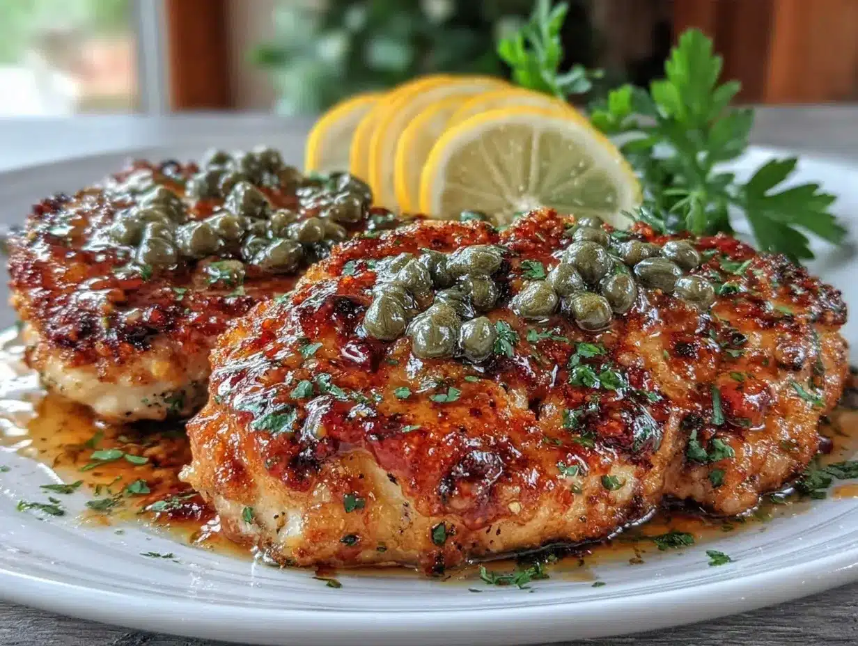 Easy Zesty Chicken Piccata preparation steps