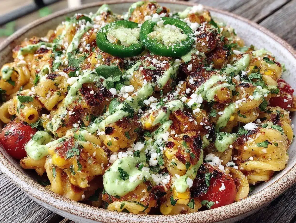 elote street corn pasta salad preparation steps