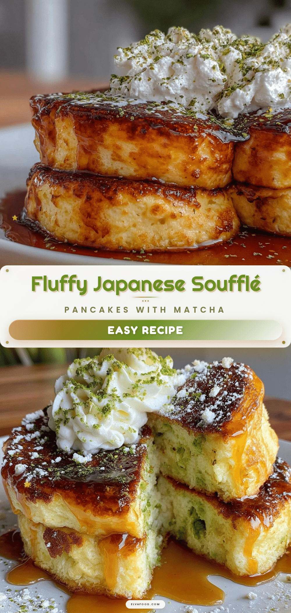 fluffy Japanese soufflé pancakes recipe