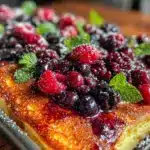 fluffy sheet pan pancakes - featured image