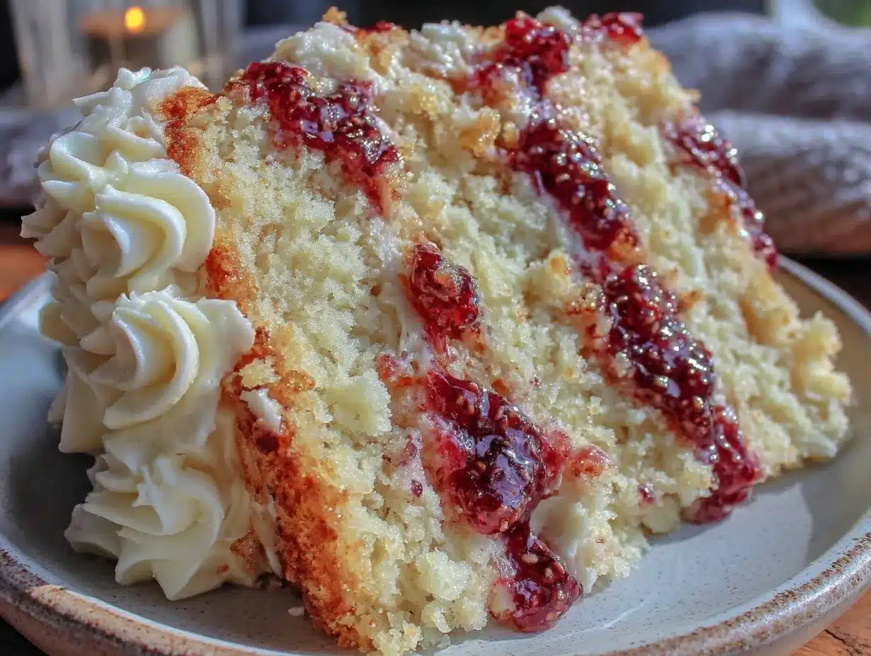 fluffy vanilla chiffon layer cake preparation steps