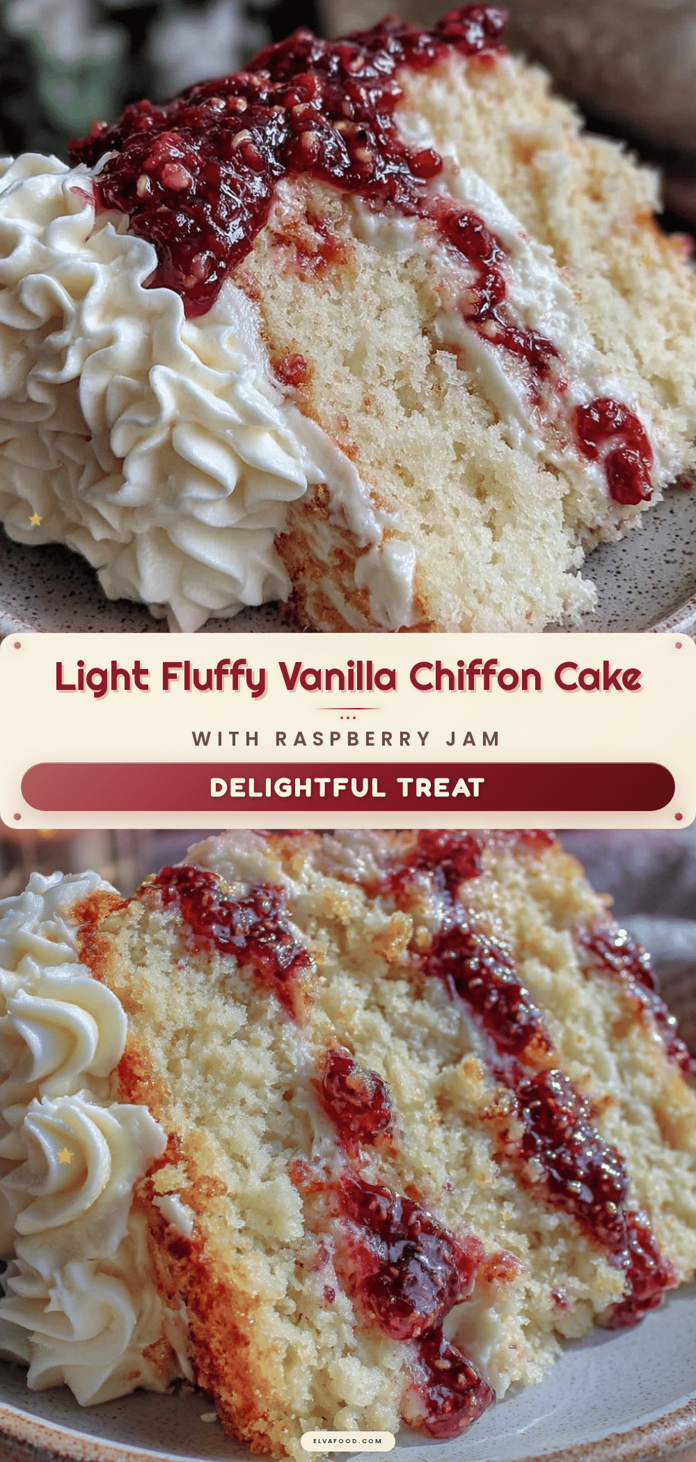 fluffy vanilla chiffon layer cake recipe