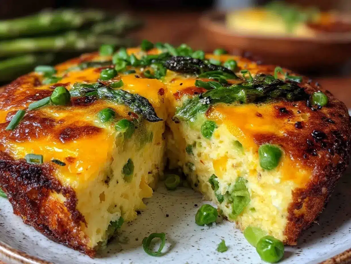 fresh spring frittata preparation steps