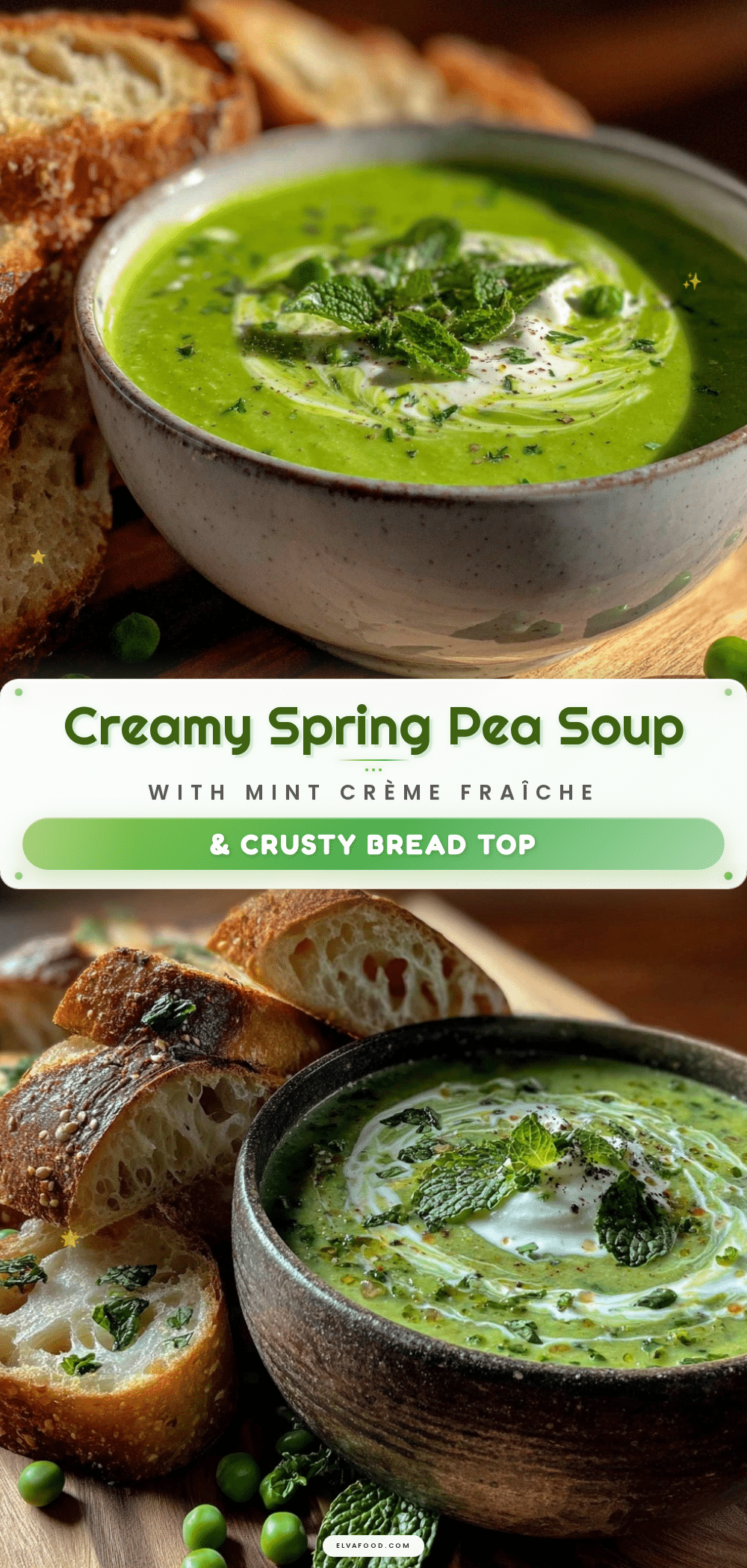 fresh spring pea soup recipe