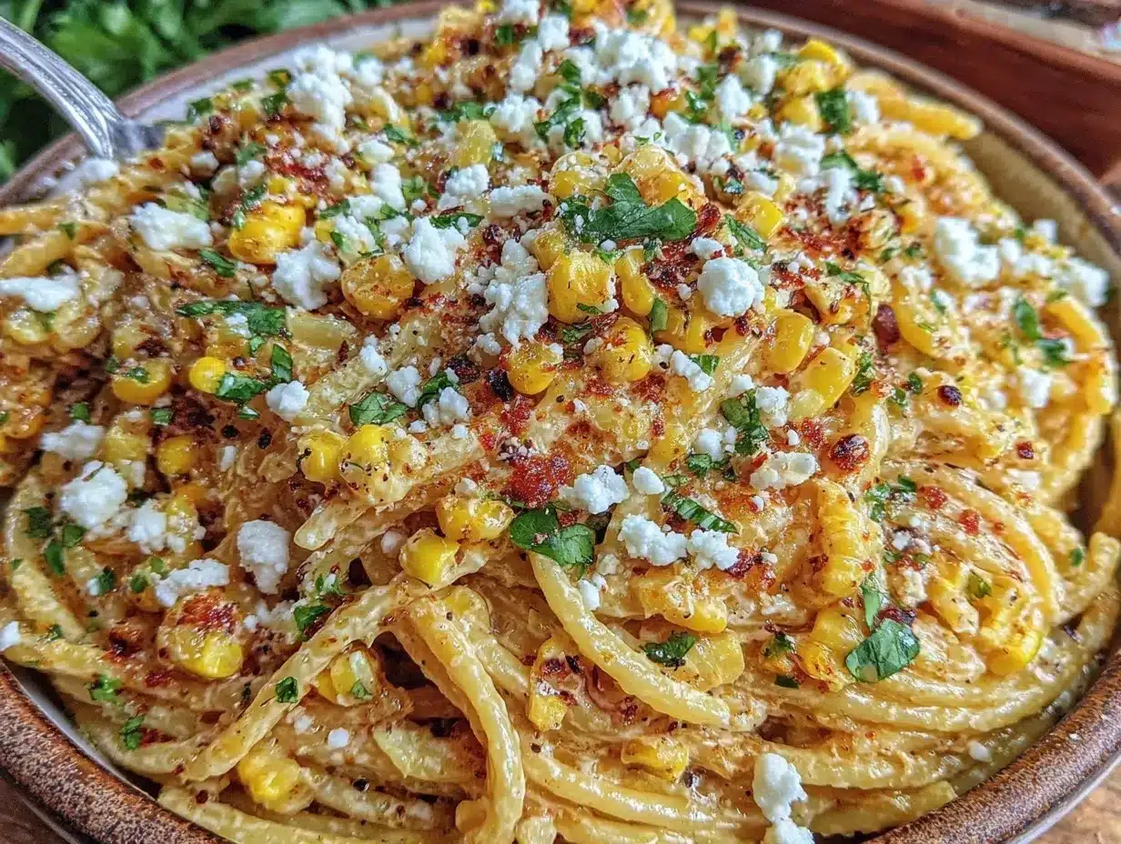 fresh street corn pasta salad preparation steps