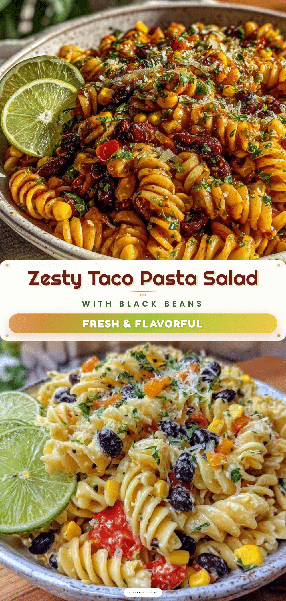 fresh taco pasta salad recipe