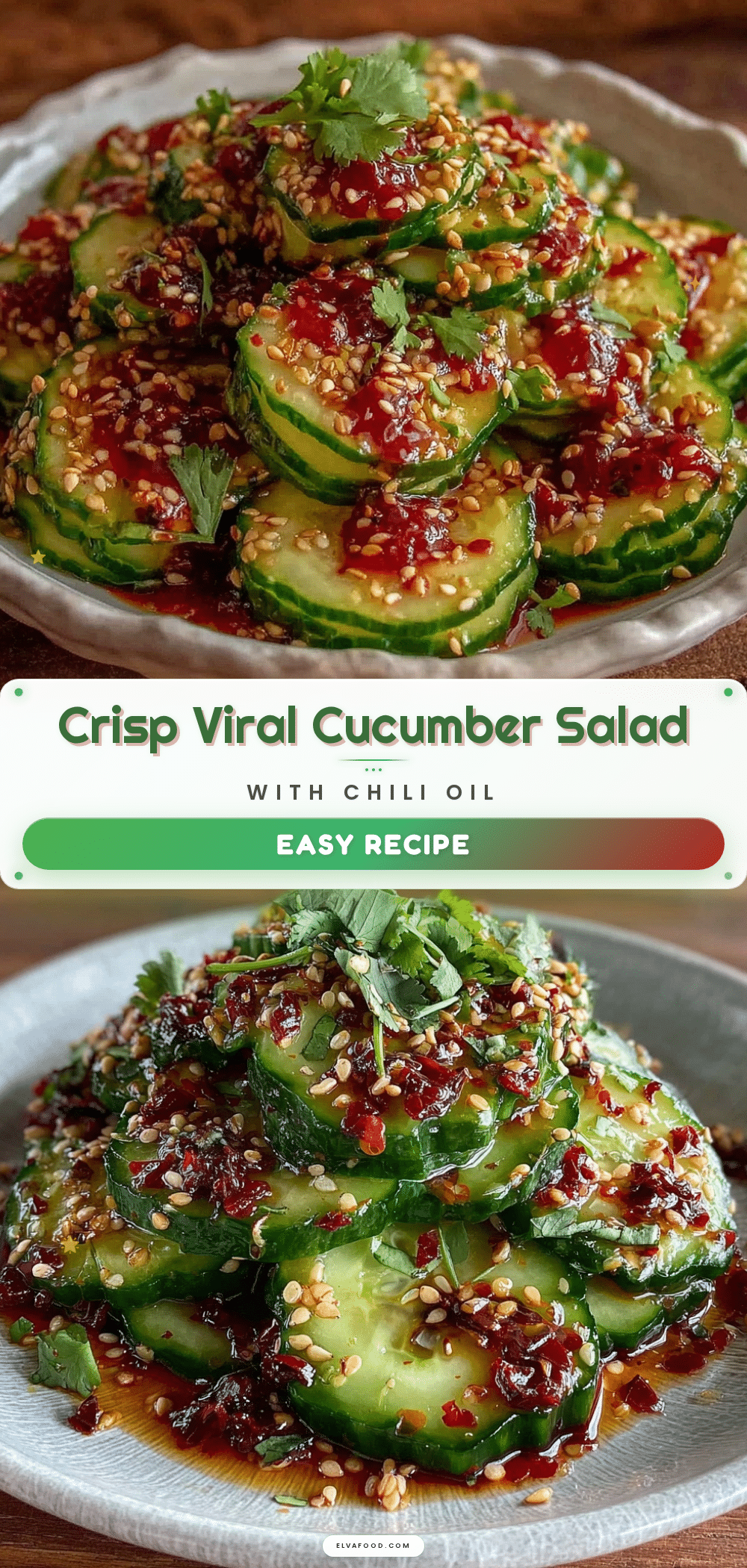fresh viral cucumber salad recipe