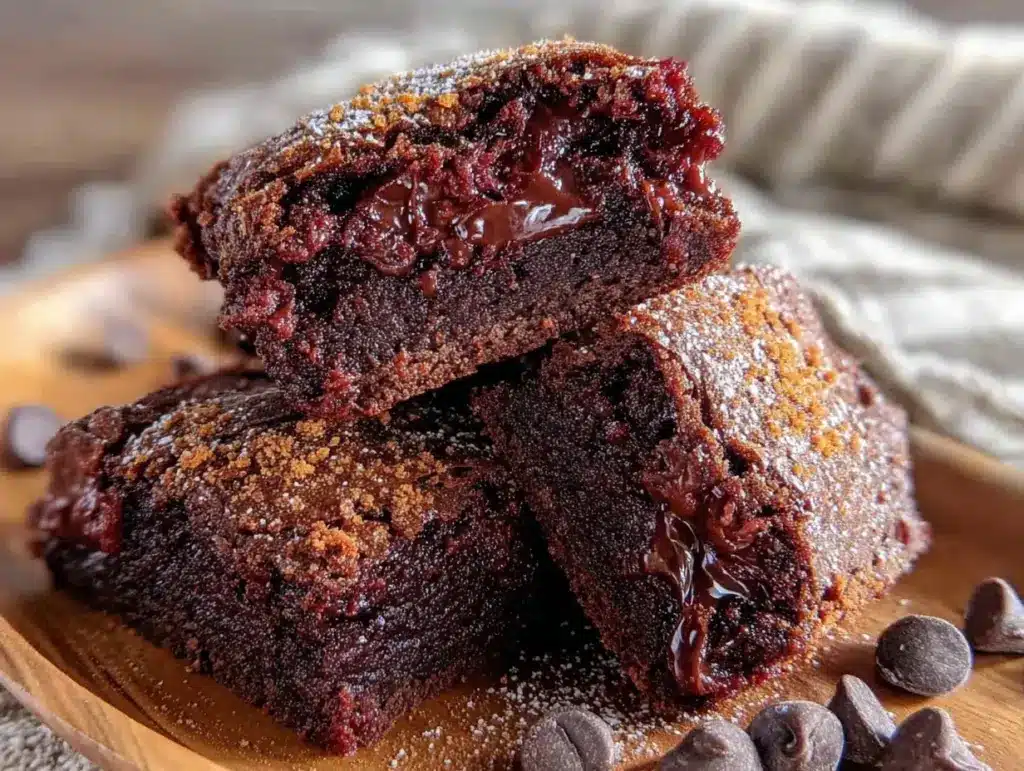 fudgy olive oil brownies - featured image