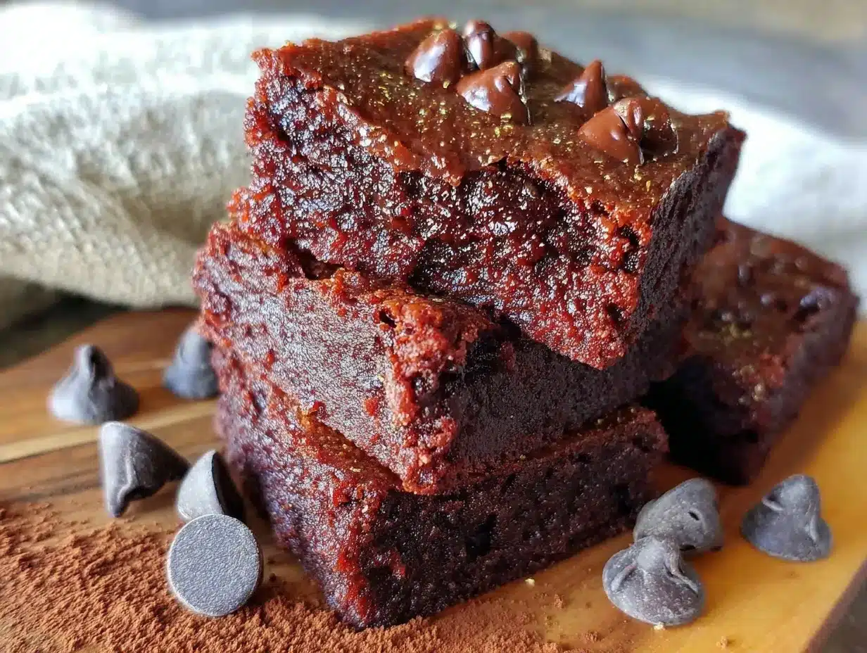 fudgy olive oil brownies preparation steps