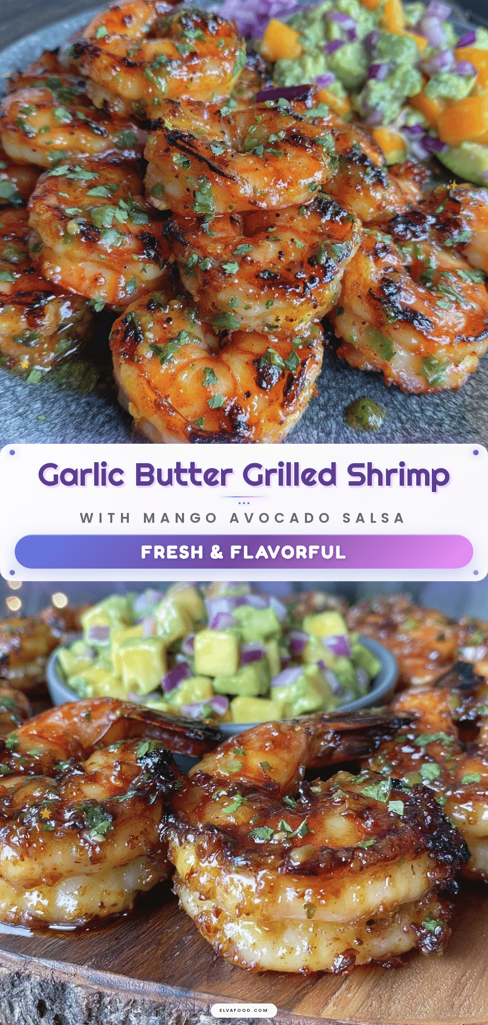 garlic butter grilled shrimp skewers recipe