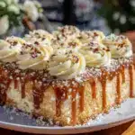 gold-drip sheet cake - featured image