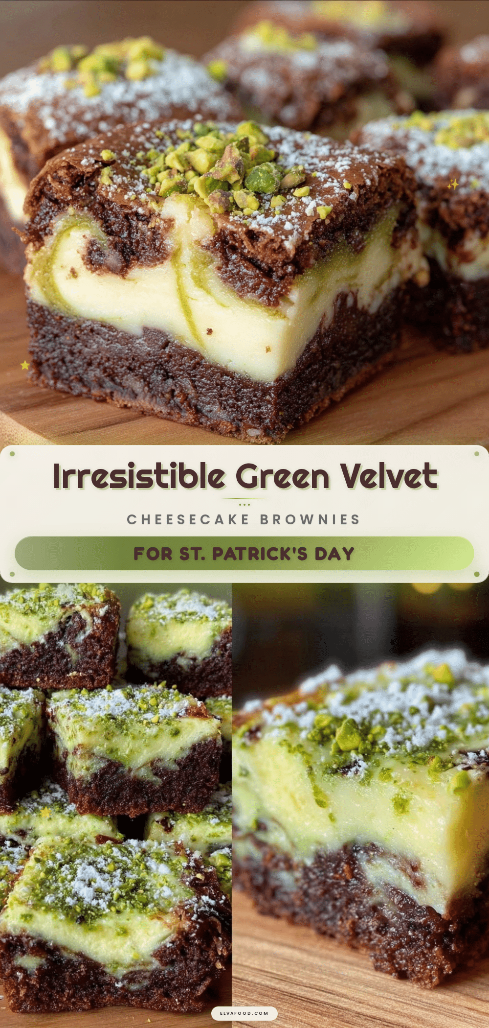 green velvet cheesecake brownies recipe
