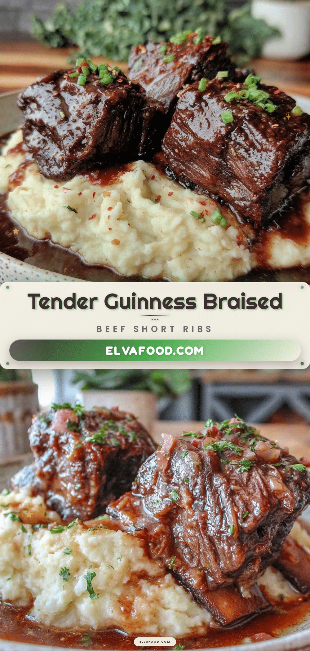 Guinness braised beef short ribs recipe