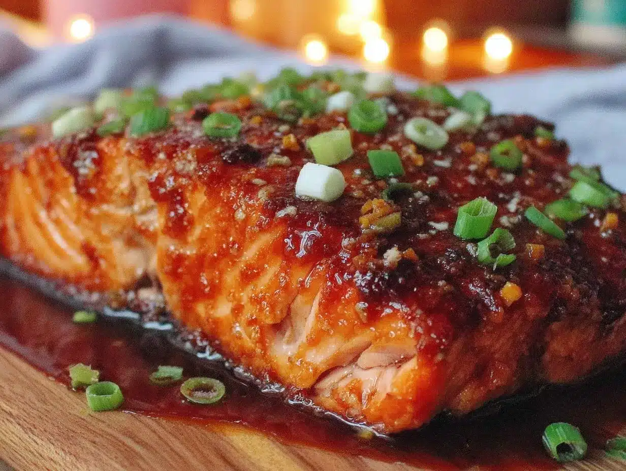 honey garlic baked salmon preparation steps
