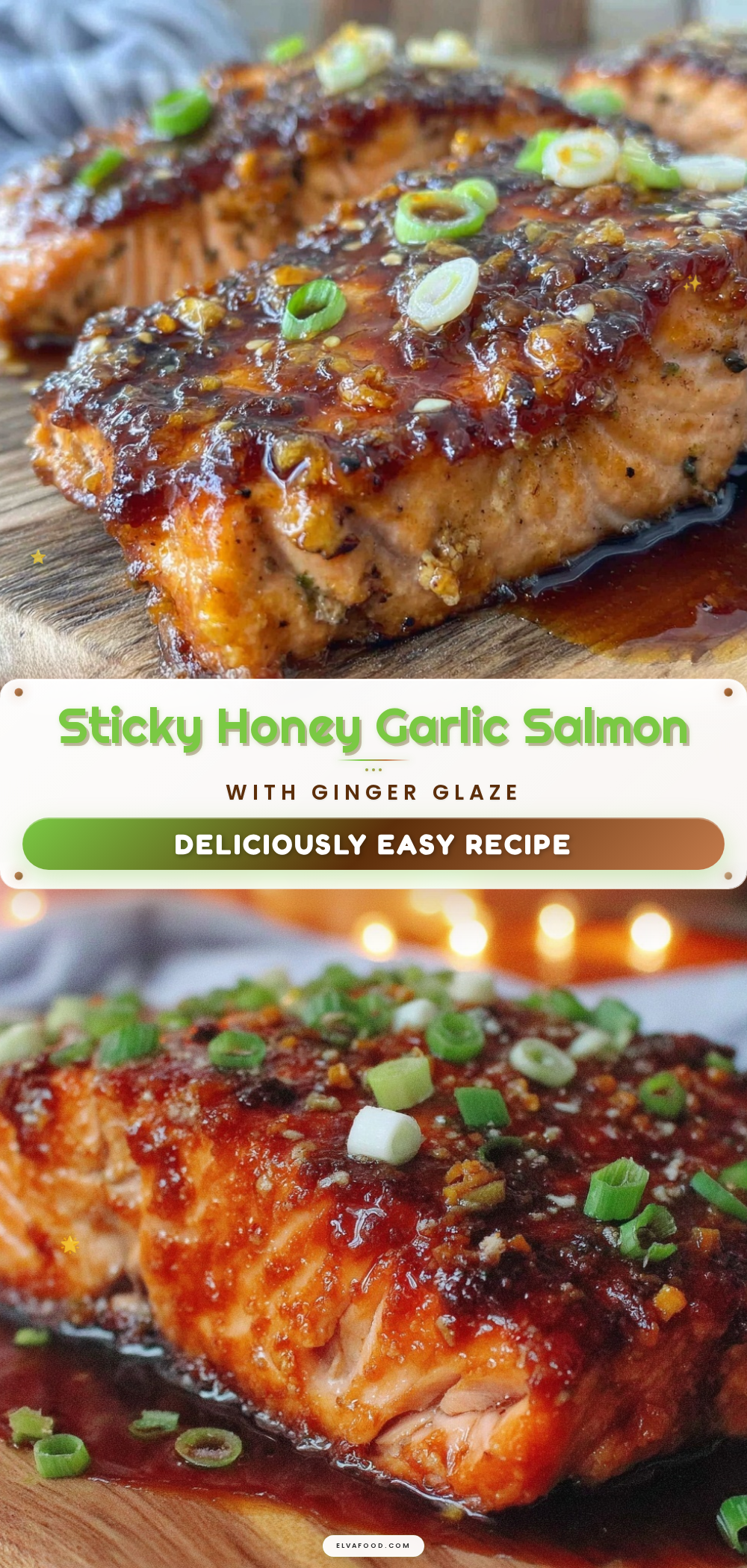 honey garlic baked salmon recipe