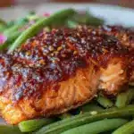honey garlic butter salmon - featured image