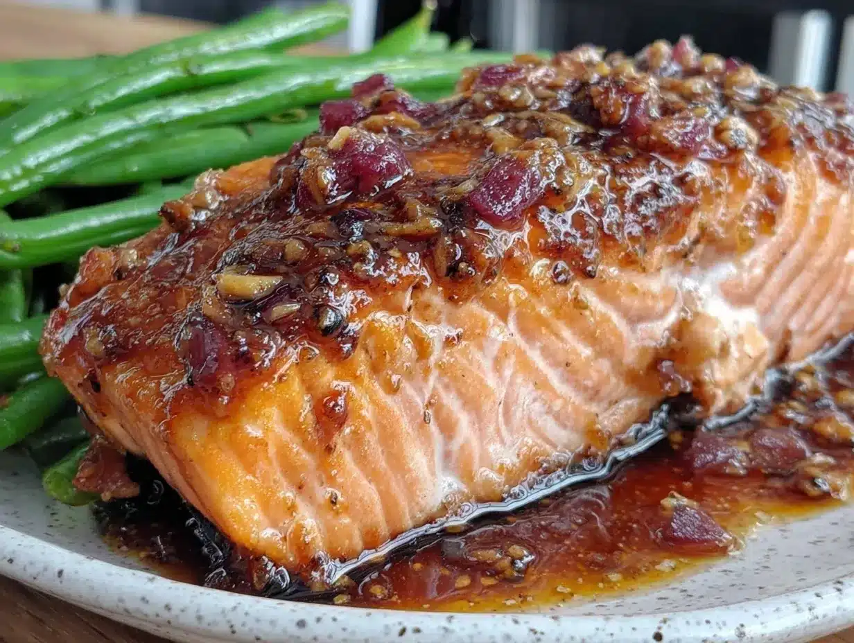honey garlic butter salmon preparation steps