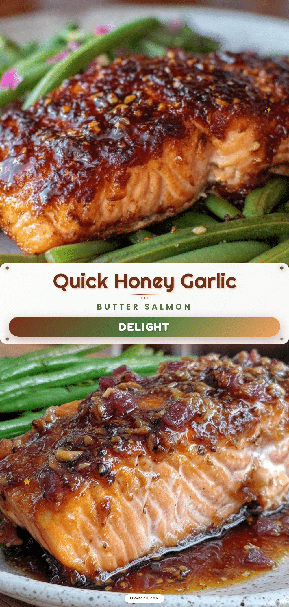 honey garlic butter salmon recipe