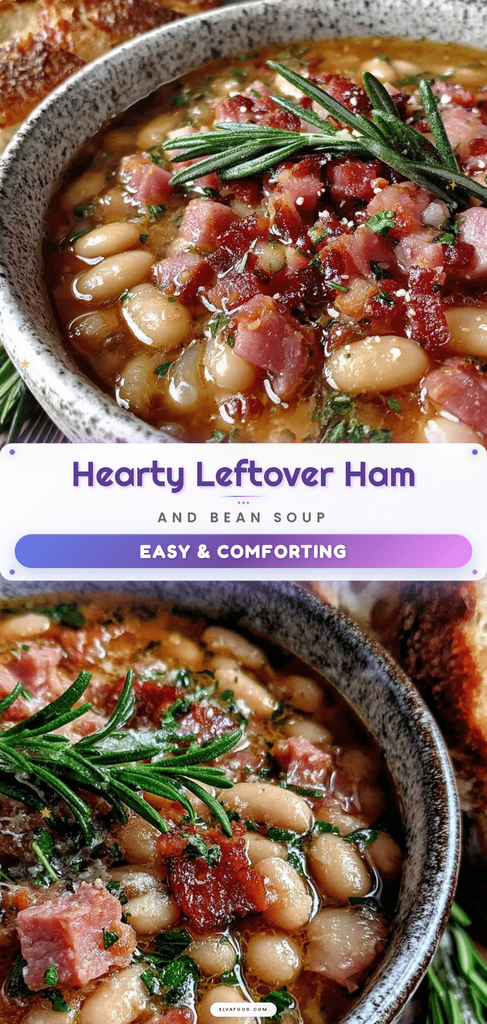 leftover ham and bean soup recipe