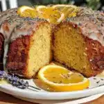 lemon lavender pound cake - featured image