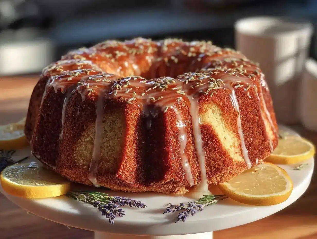 lemon lavender pound cake preparation steps