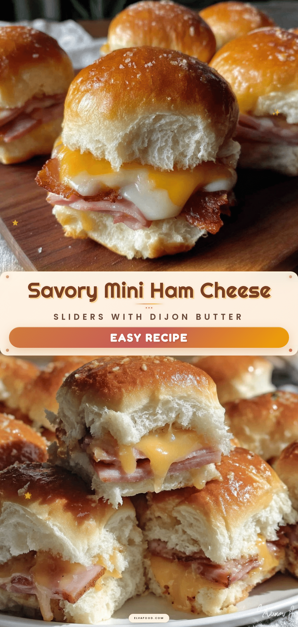 mini ham and cheese sliders recipe