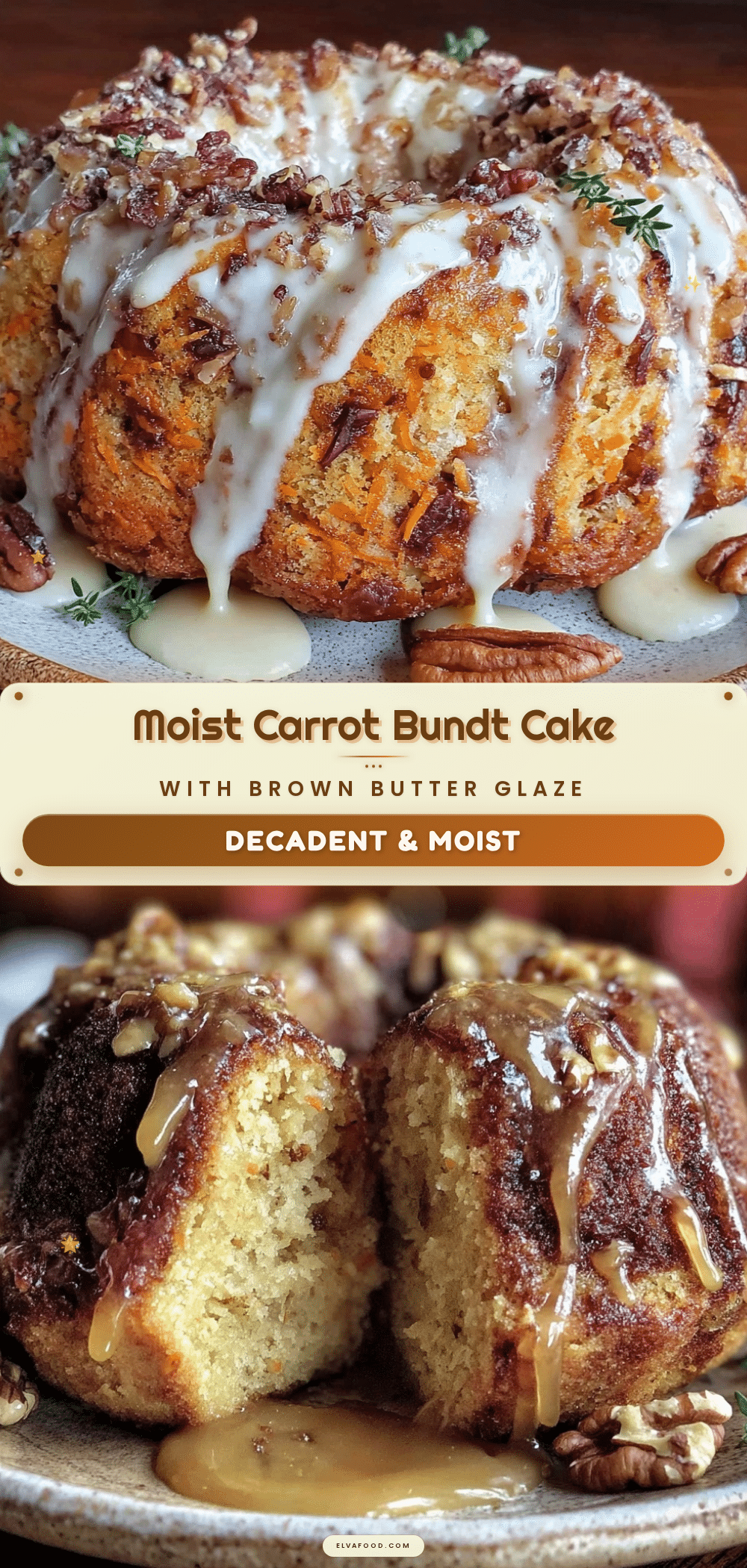 moist carrot bundt cake recipe