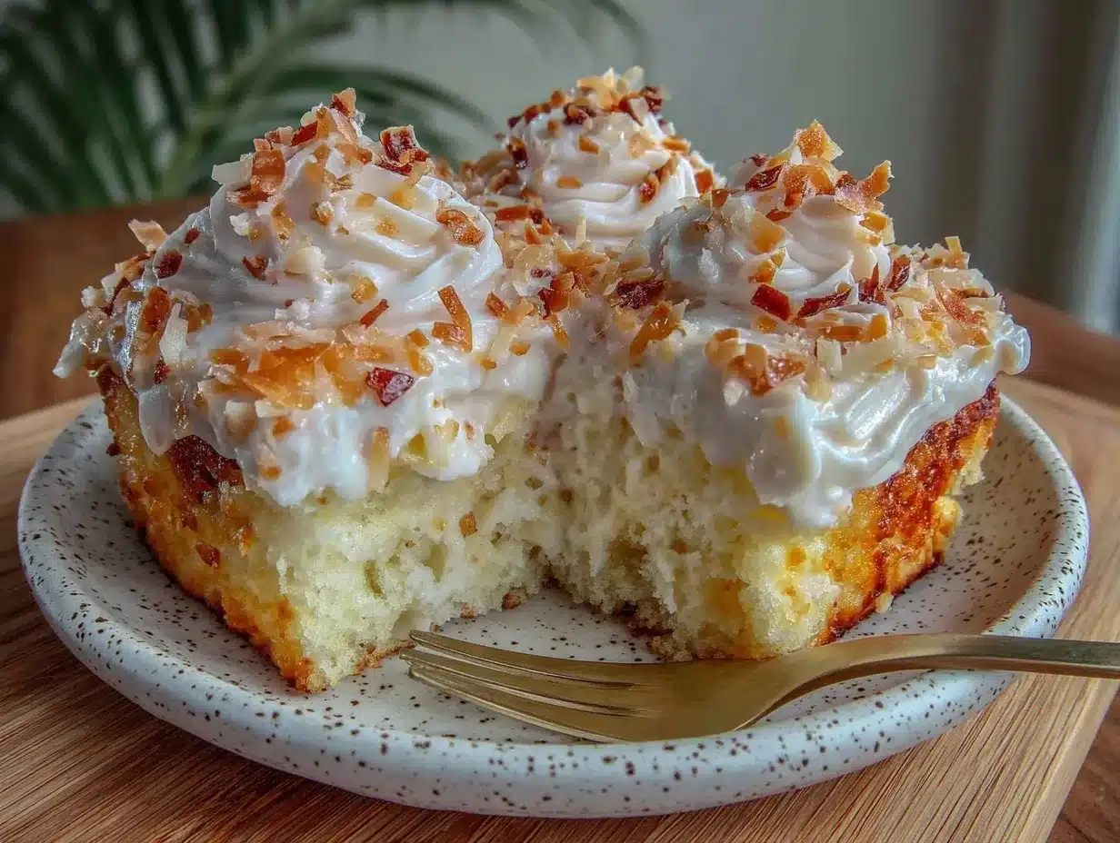 moist coconut poke cake preparation steps