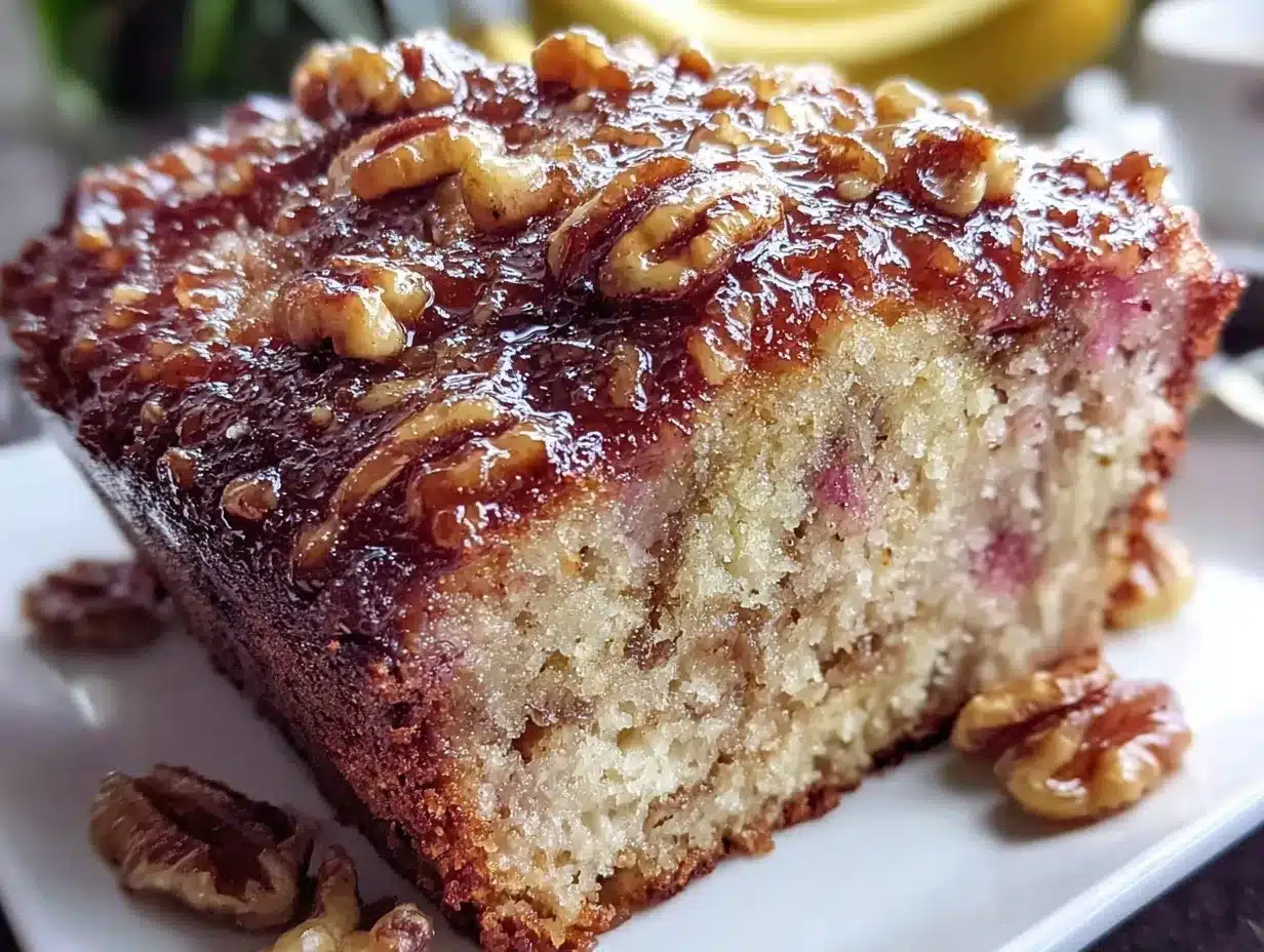 moist one-bowl banana bread preparation steps