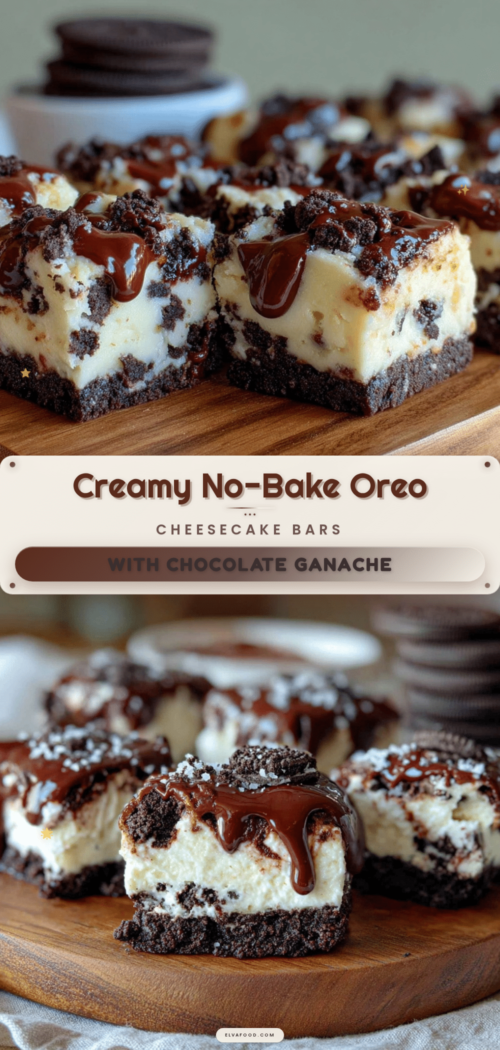 no bake oreo cheesecake bars recipe