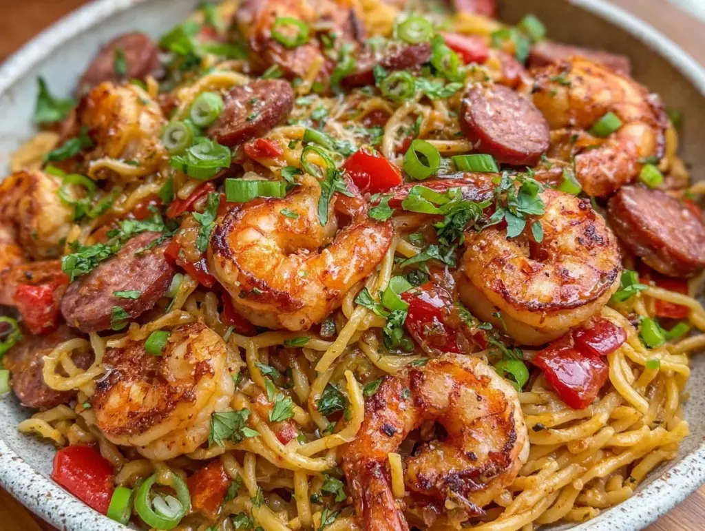 one-pot cajun shrimp pasta - featured image