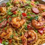 one-pot cajun shrimp pasta - featured image