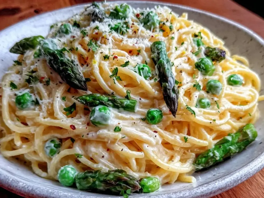 one-pot spring pasta - featured image