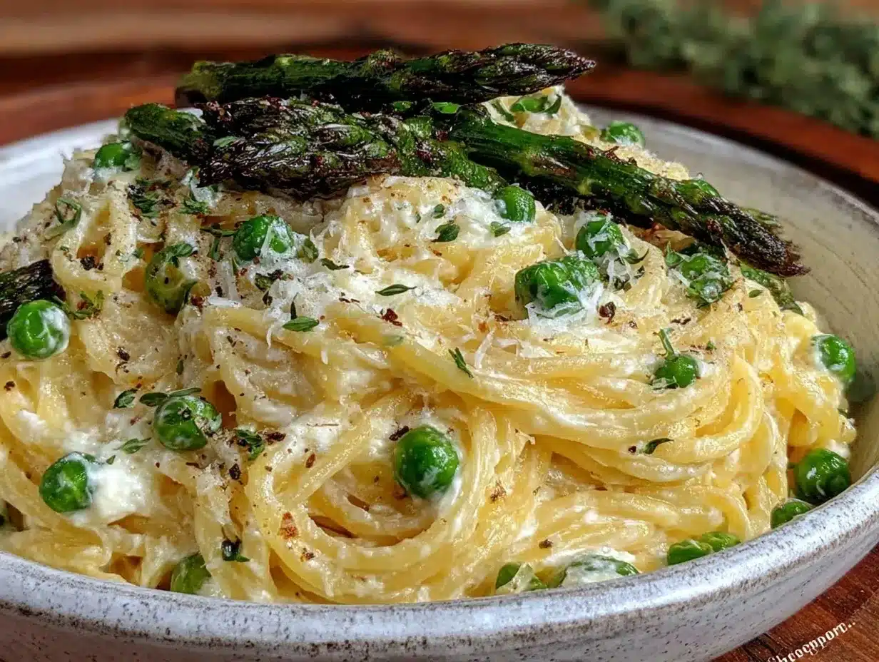 one-pot spring pasta preparation steps