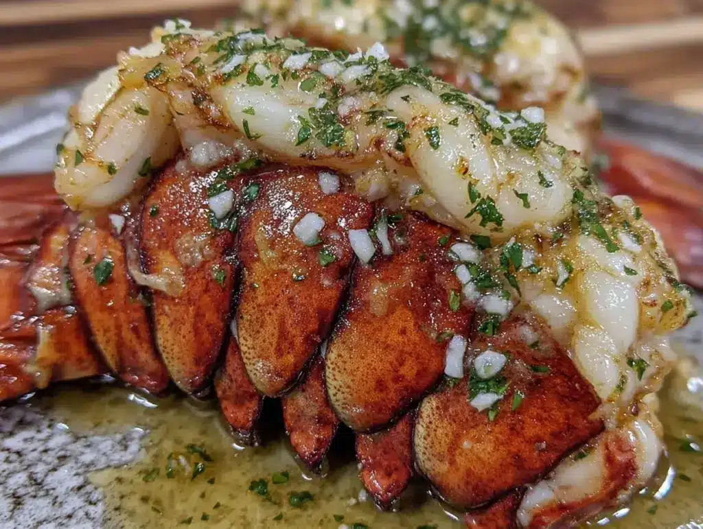 oven-baked lobster tail - featured image
