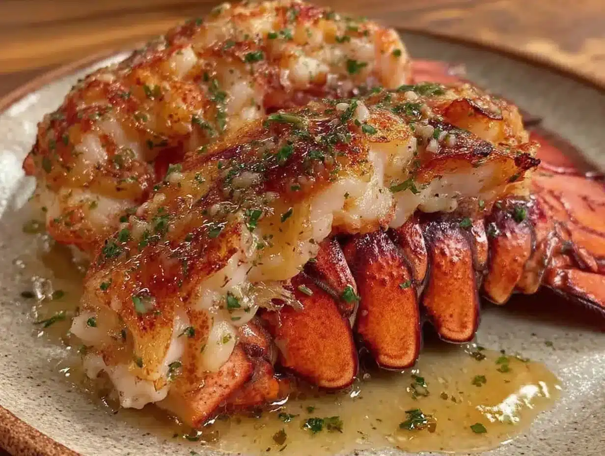 oven-baked lobster tail preparation steps