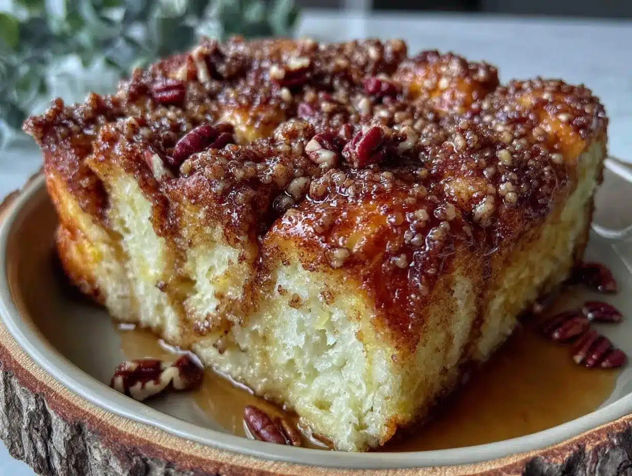 overnight french toast casserole preparation steps