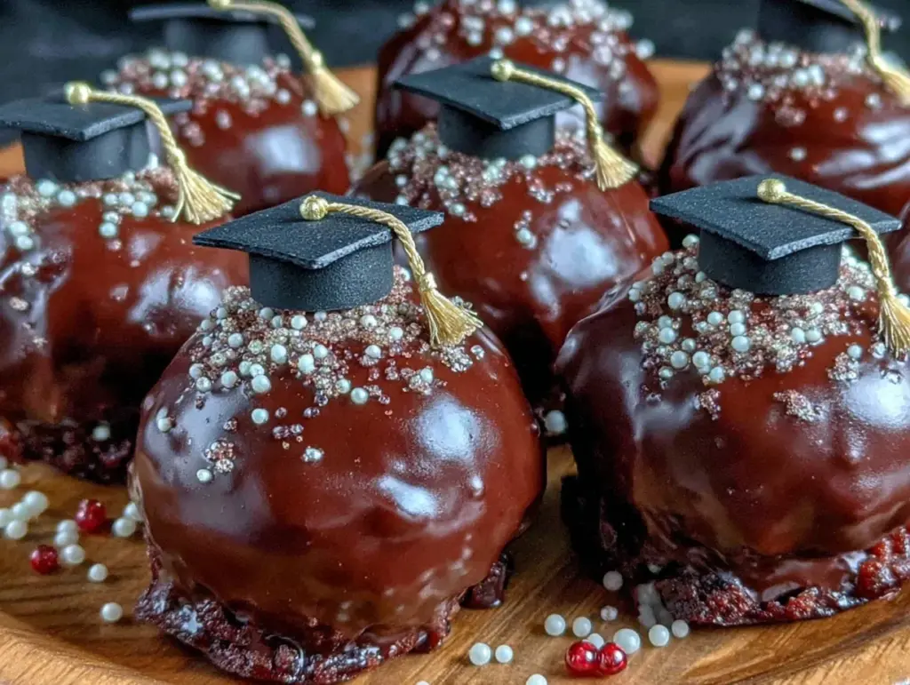 perfect grad cap chocolate truffles - featured image