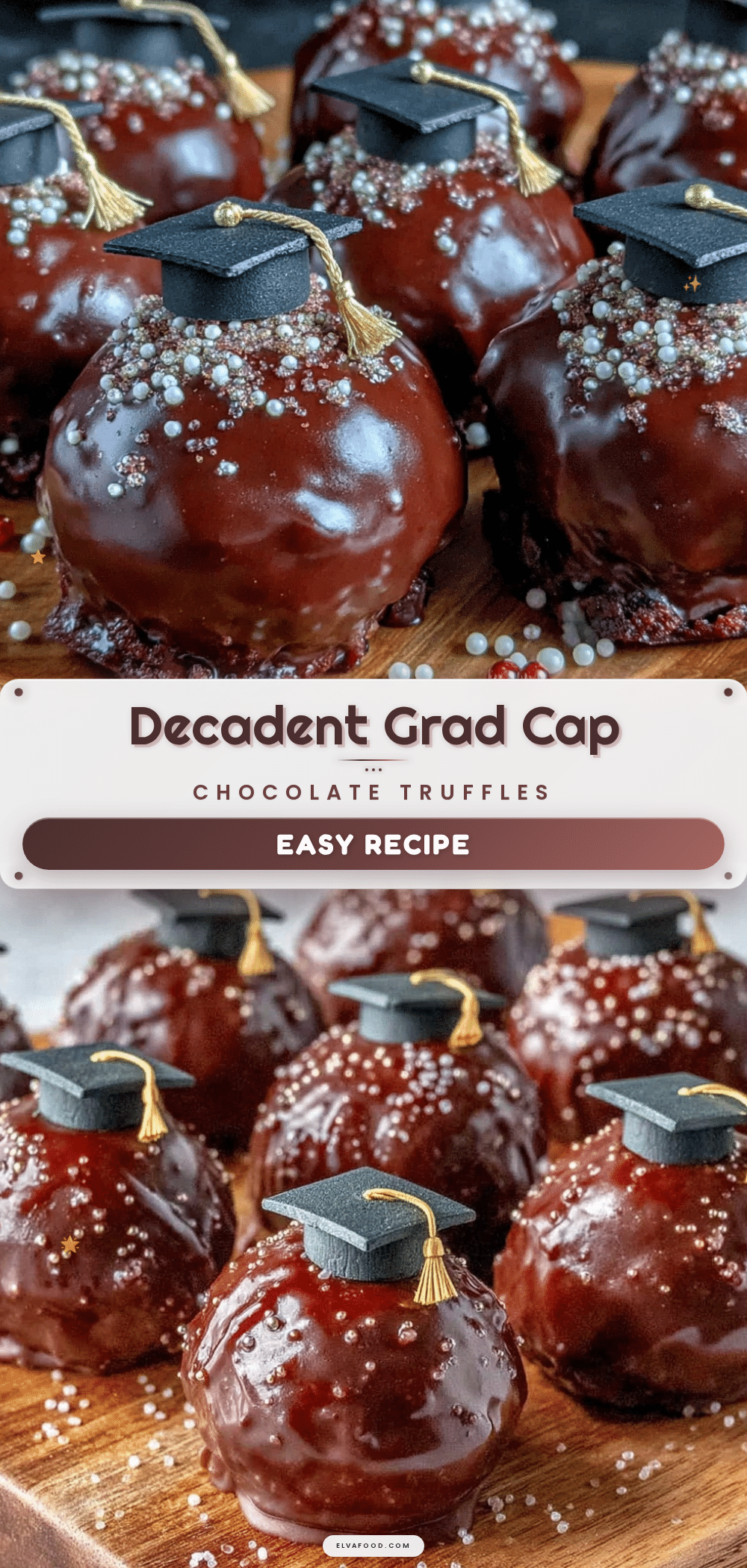 perfect grad cap chocolate truffles recipe