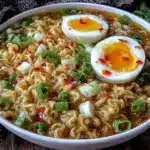 quick ramen noodle soup - featured image