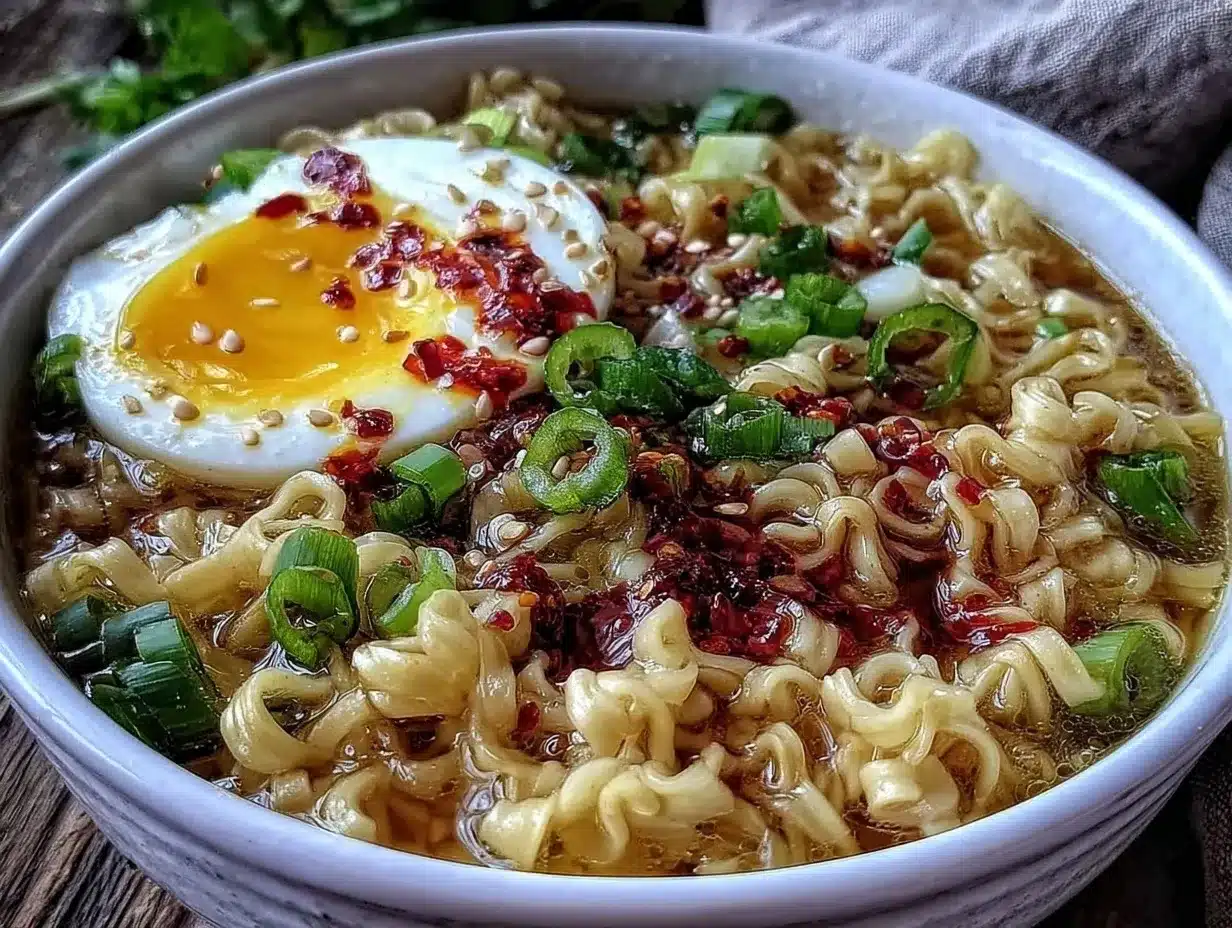 quick ramen noodle soup preparation steps