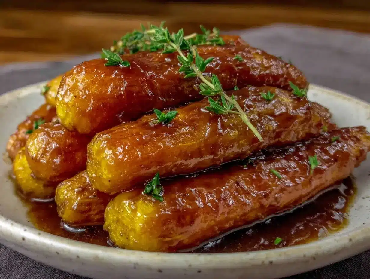 roasted baby carrots with honey balsamic glaze preparation steps