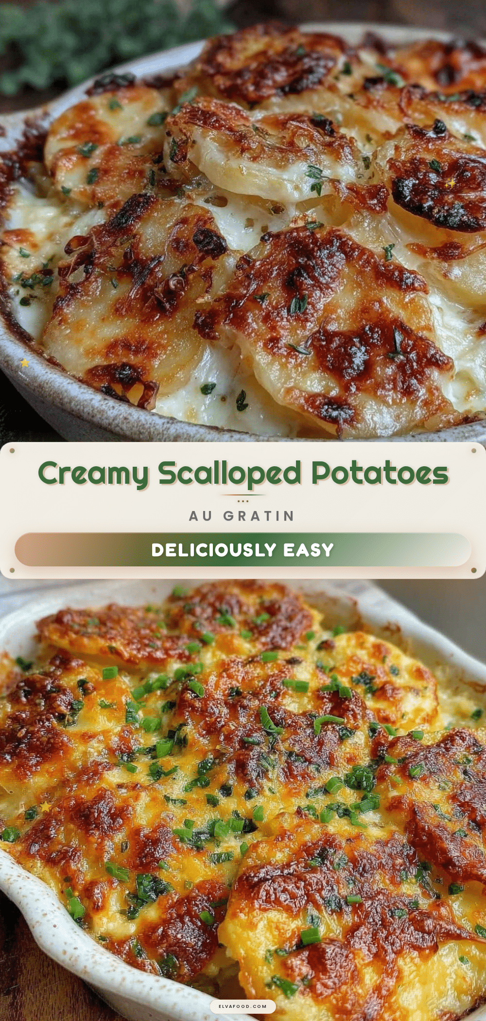 scalloped potatoes au gratin recipe