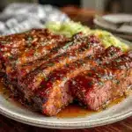 slow cooker corned beef and cabbage - featured image