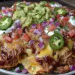 slow cooker pulled pork nachos - featured image